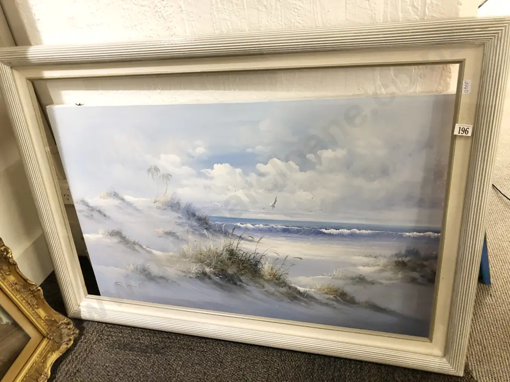 R. Taylor Acrylic on Canvas Seascape Image 1++