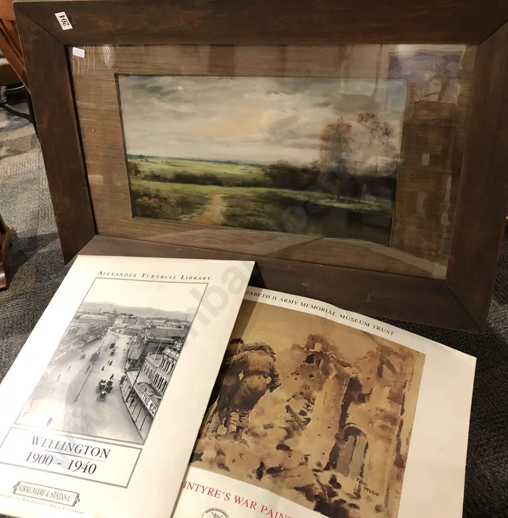 Two Folders of Historical Prints Together With Framed Work Image 1++