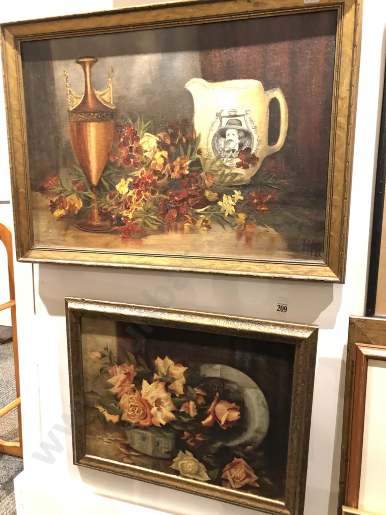 Two Oil Still Lifes Image 1++