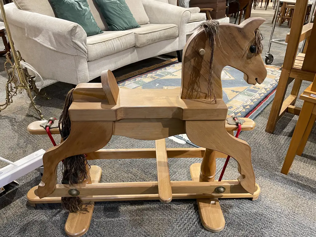 Modern Wooden Rocking Horse Image 1++