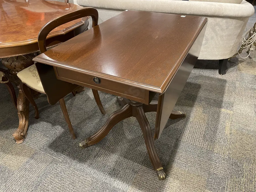 Reproduction Mahogany Sofa Table Image 1++