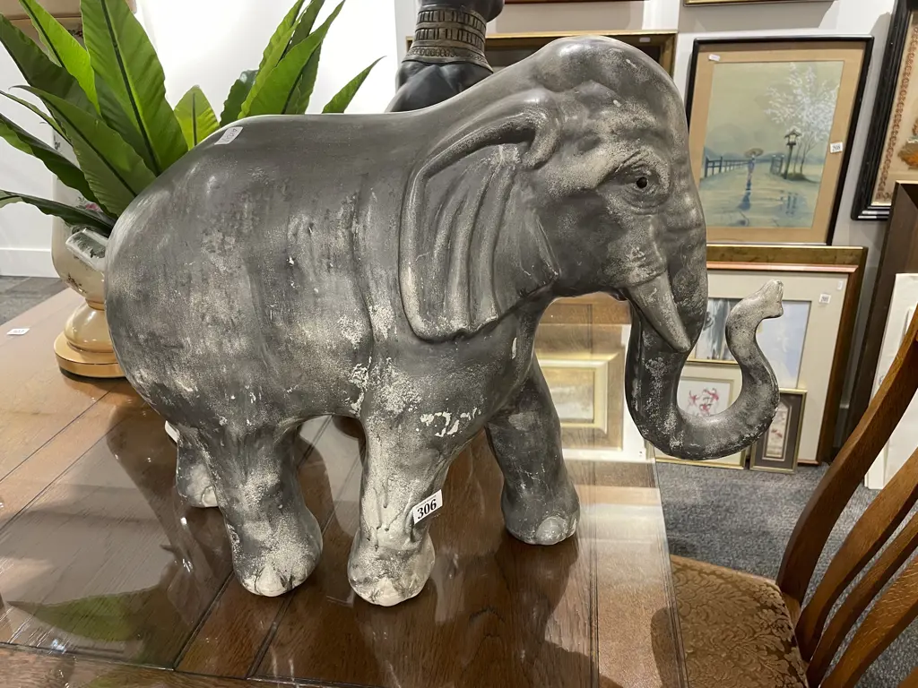 Modern Ceramic Elephant Ornament Image 1++