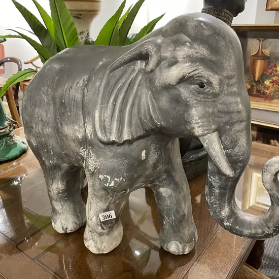 Modern Ceramic Elephant Ornament