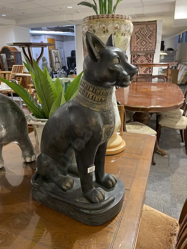 Modern Egyptian Cat Ornament Image 1++