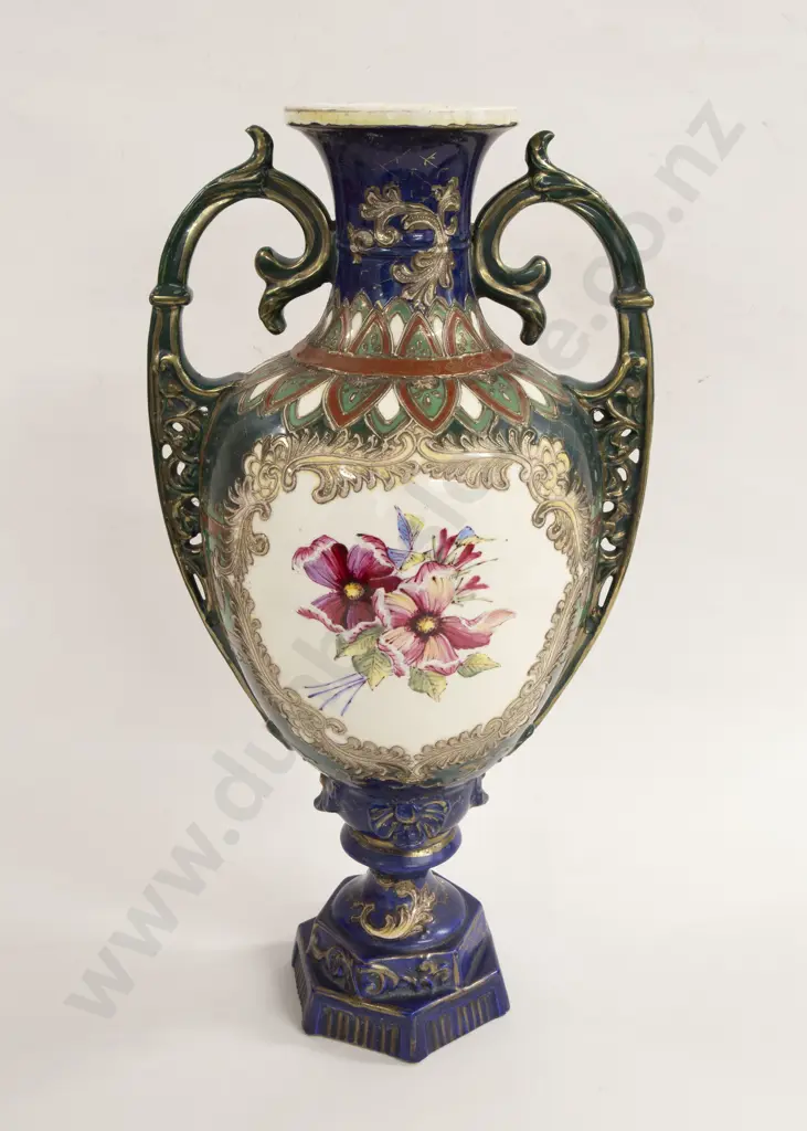 Victorian Satsuma Mantle Urn Image 1++