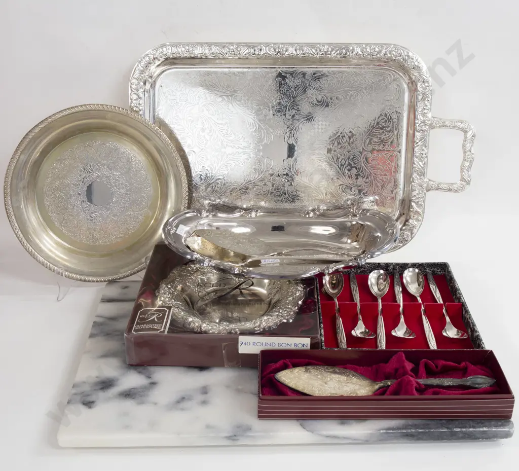 Selection of Sliver Plate incl. Cutlery Image 1++