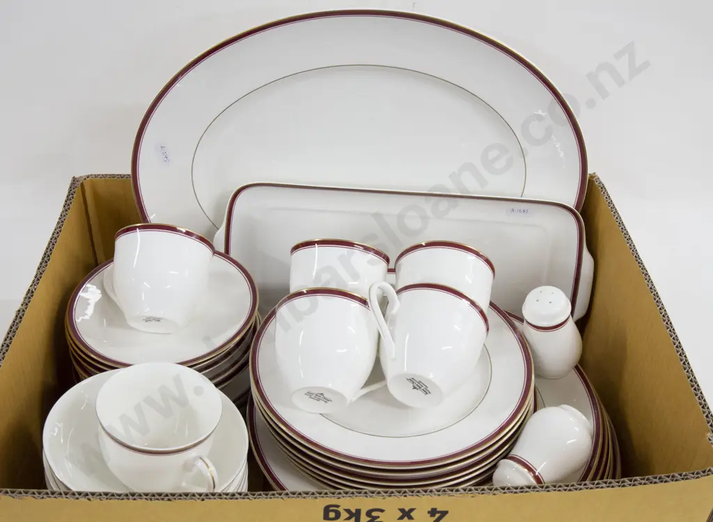 Royal Burgundy Dinnerware Image 1++