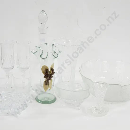 Various Glassware incl. Crystal