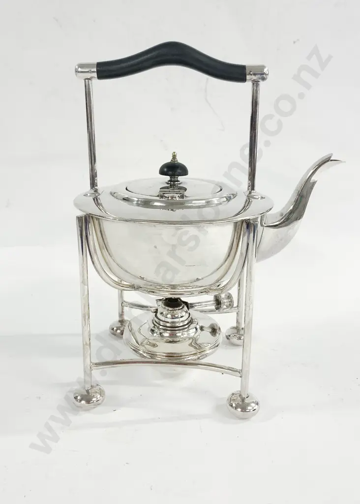 Silver Plate Spirit Kettle Image 1++