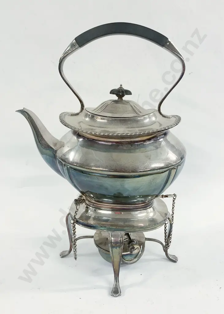 Silver Plate Spirit Kettle Image 1++