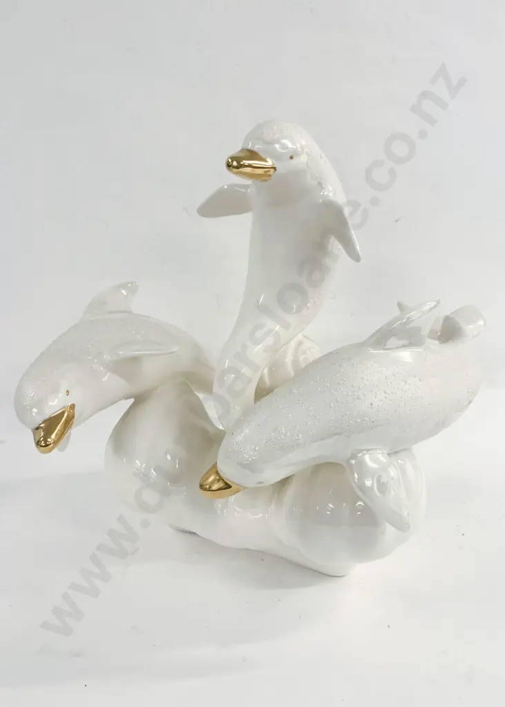 Large Dolphin Ceramic Ornament Image 1++