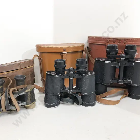 Three Binoculars