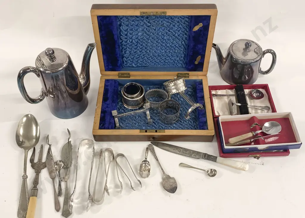 Collection of Silver Plate and Various Metalware Image 1++