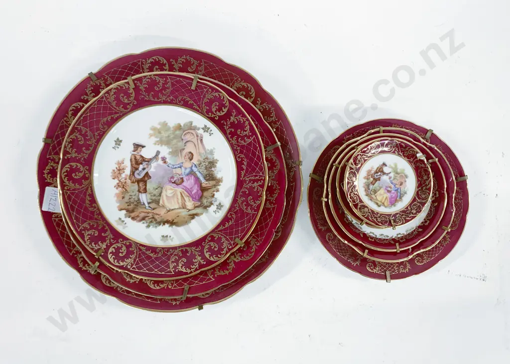 Eight Limoges Plates Image 1++