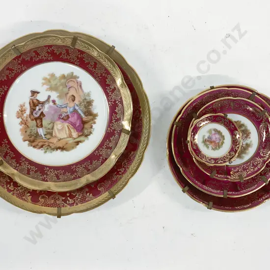Six Limoges Plates