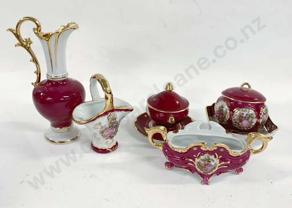 Six Larger Pieces of Limoges China incl. Decorative Jug Image 1++
