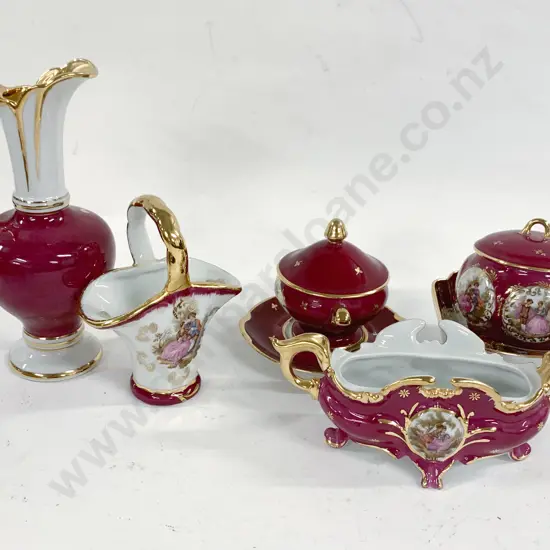 Six Larger Pieces of Limoges China incl. Decorative Jug
