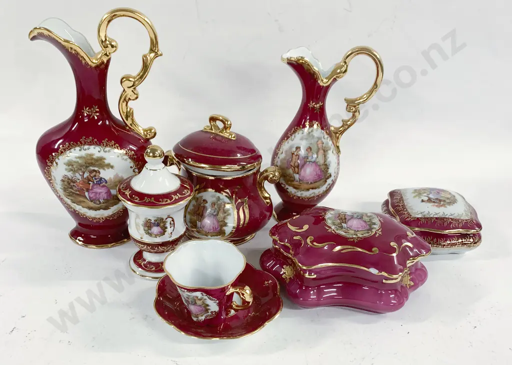 Seven Larger Limoges Pieces incl. Jugs Image 1++