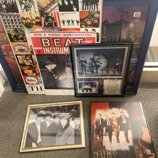 The Beatles and Other Groups Framed Works