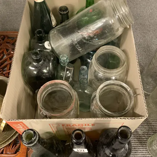 Selection of Colonial Bottles and Jars incl. Tui Beer