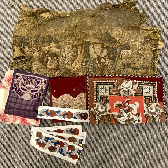 Vintage Materials and Four-Way Scrapped Screen