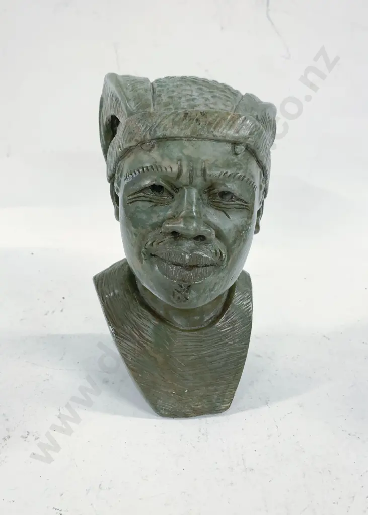 African Stone Bust Image 1++
