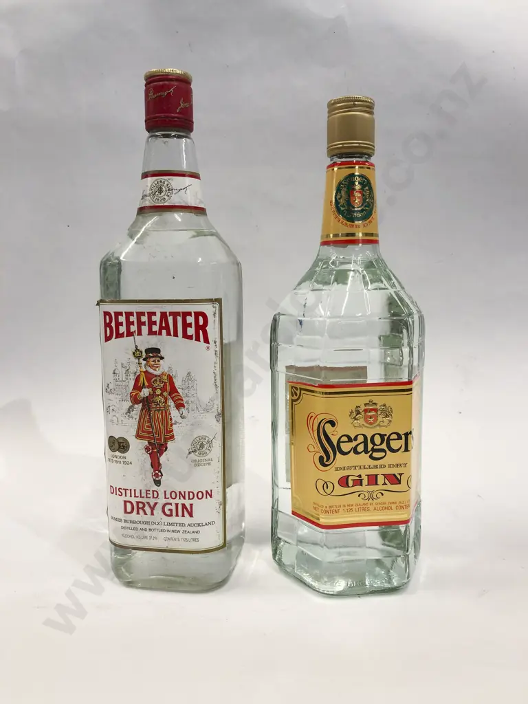 Beefeater Distilled London Dry Gin 1.125L Together With Seagers Distilled Dry Gin 1.125L Image 1++