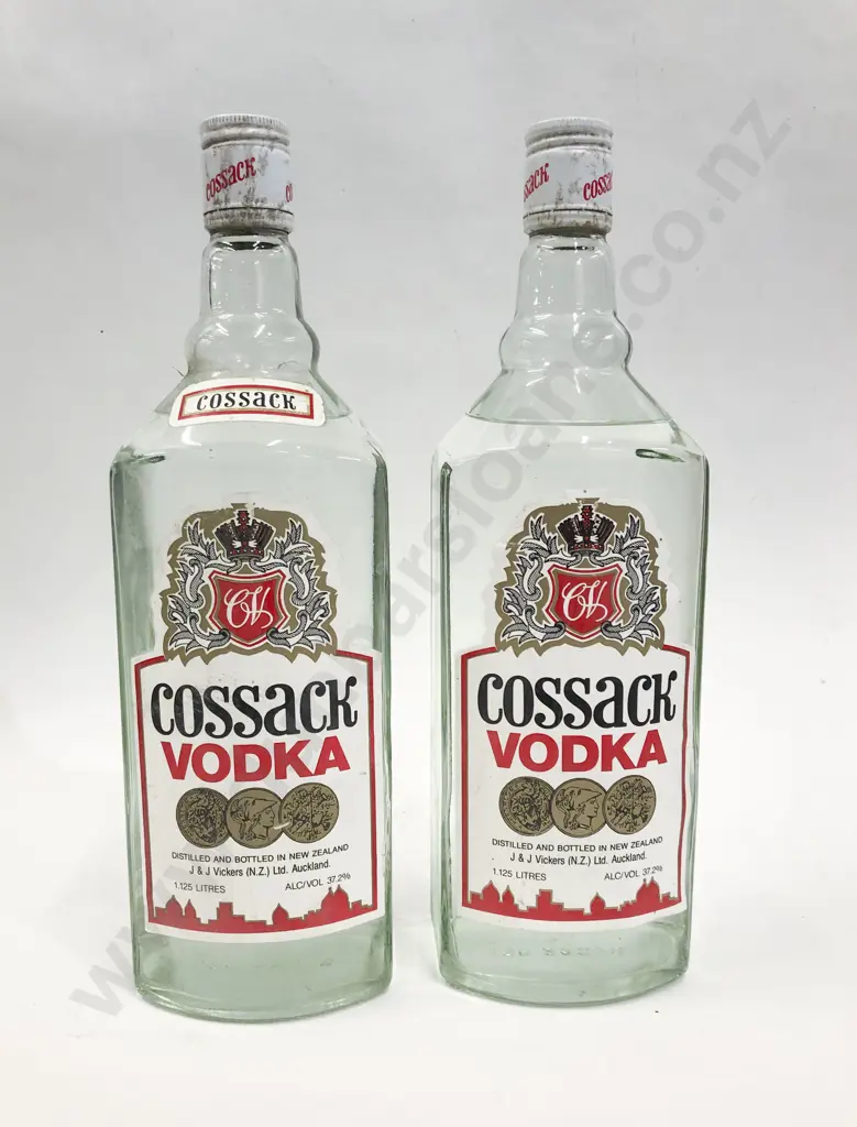 Two Bottle of Cossack Vodka 1.125L Image 1++