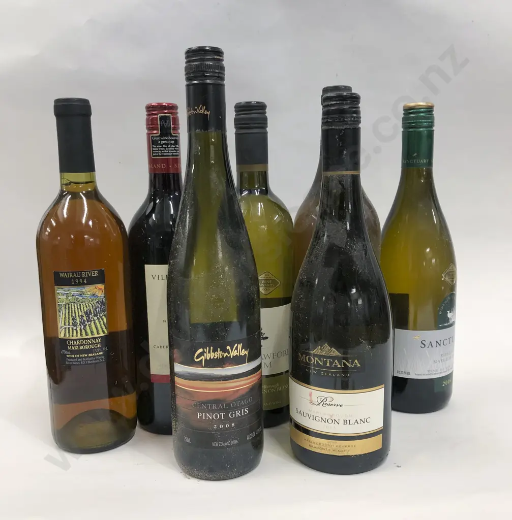 Seven Bottles of New Zealand Wine incl. Chardonnay Image 1++