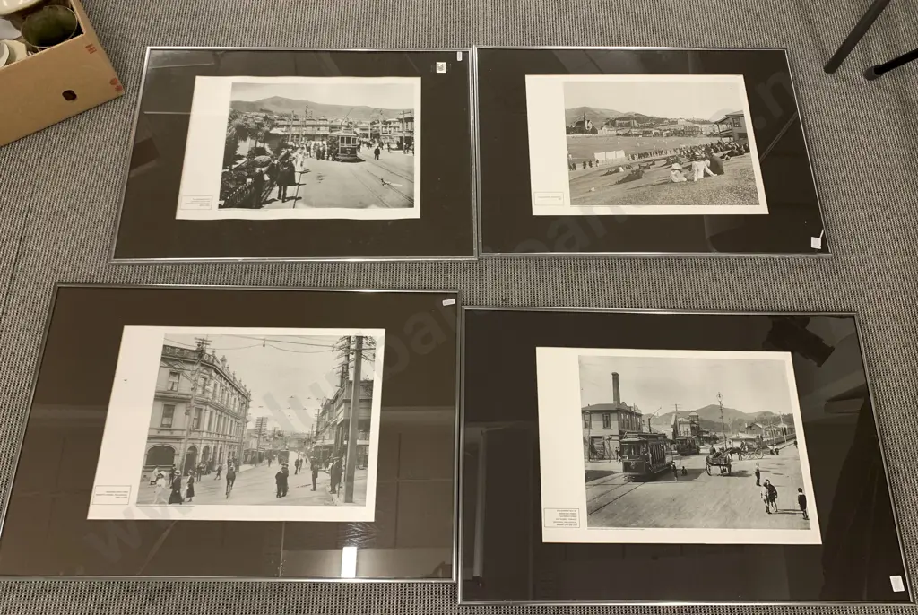 Four Framed Turnbull Library Prints of Wellington with Two Other Large Framed Reproduction Prints Image 1++