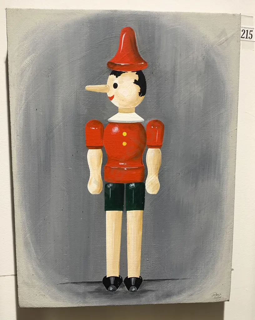 Jason Kelly Acrylic of Pinocchio Image 1++