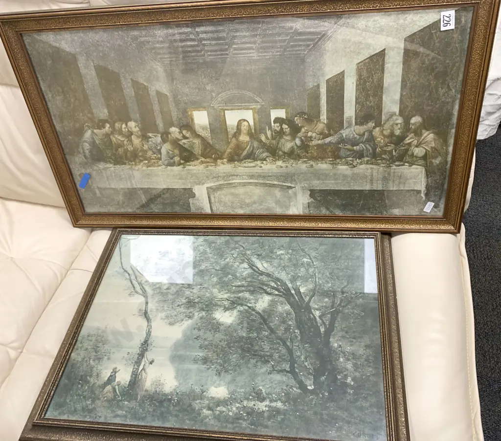 Four Framed Reproduction Prints Image 1++