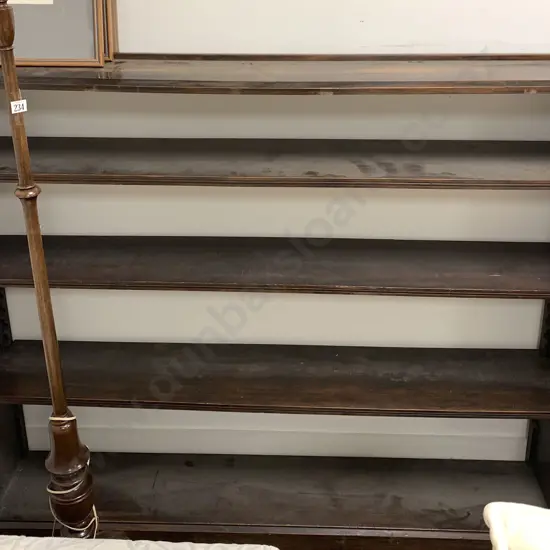 Open Back Bookcase