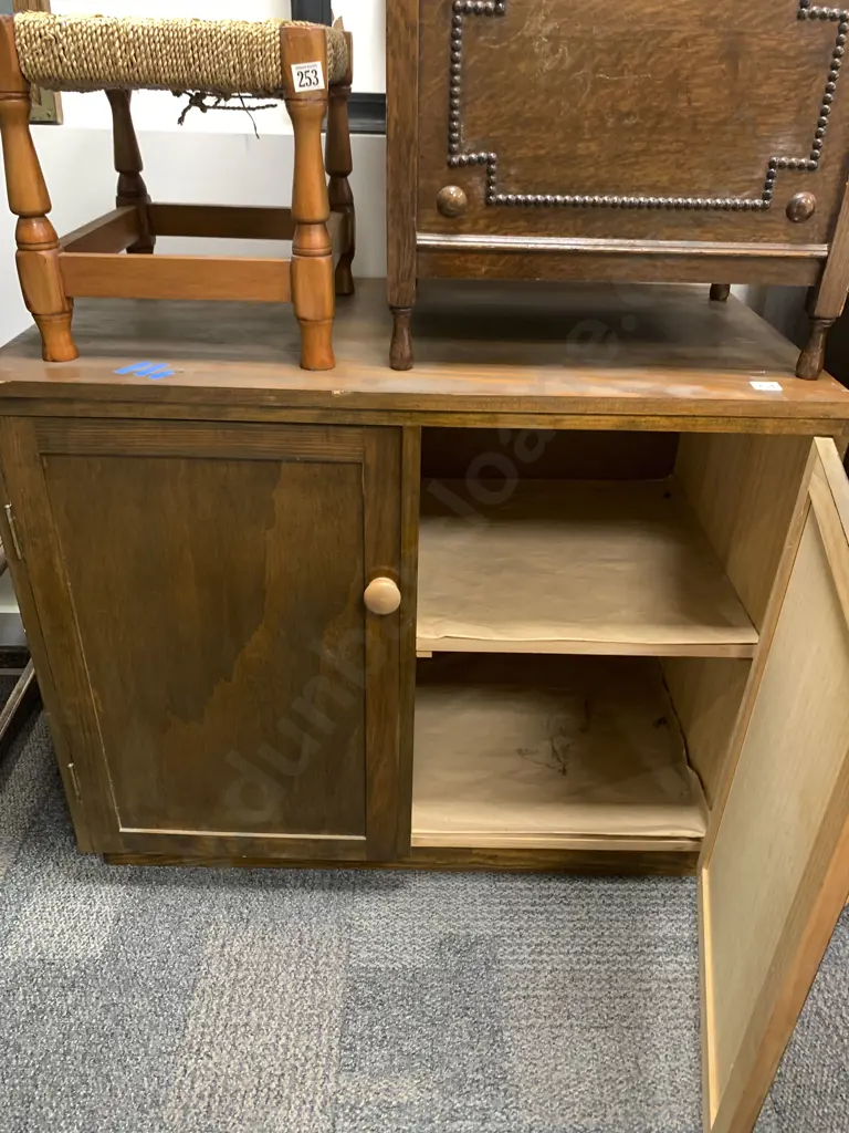 Low Oak Cabinet Image 1++