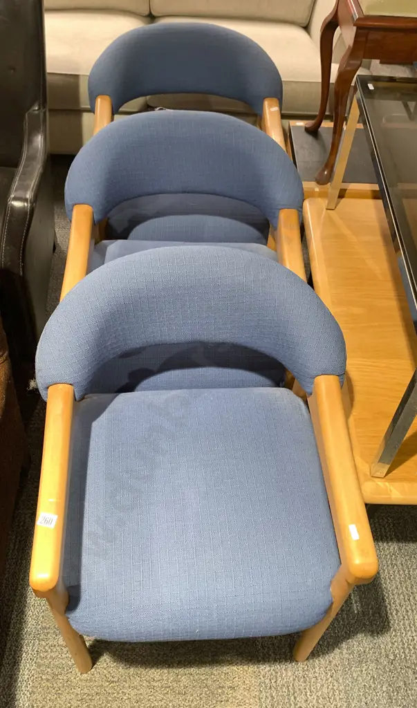 Three Modern Armchairs Image 1++