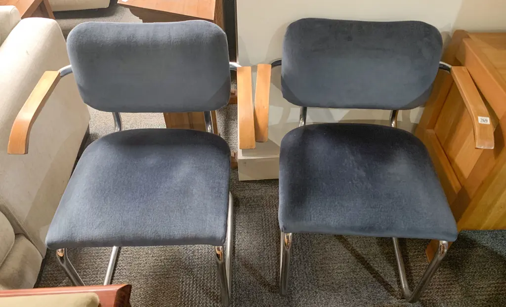 Pair of Office Armchairs Image 1++