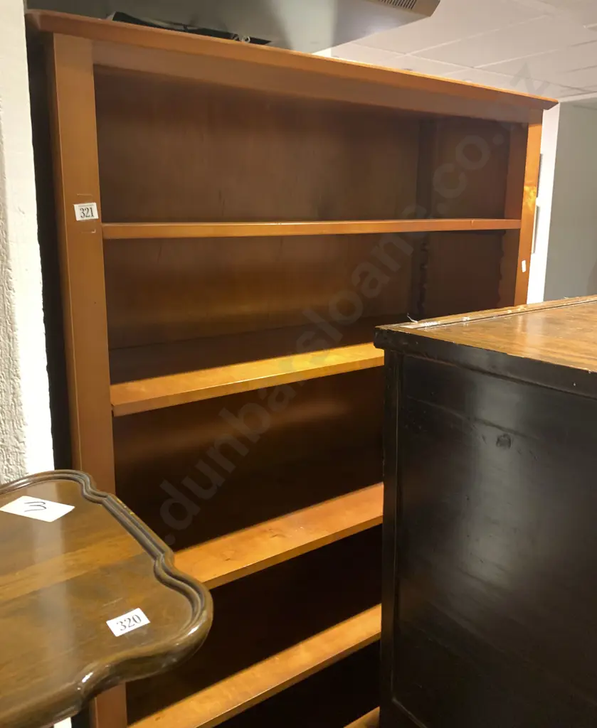 Recycled Kauri Six Shelf Bookcase Image 1++