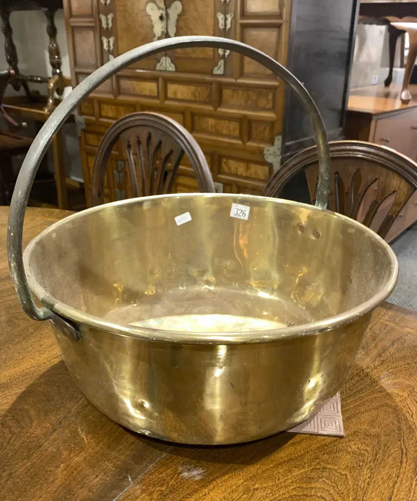 Victorian Brass Jam Pan Image 1++