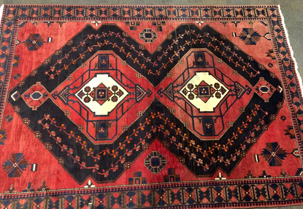 Persian Bold Double Medallion Rug Image 1++