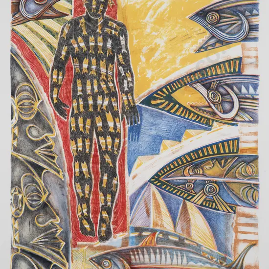 Michel Tuffery - Tangaroa - The Fishing Man III