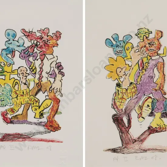 Rob McLeod - Untitled Lithographs (2)