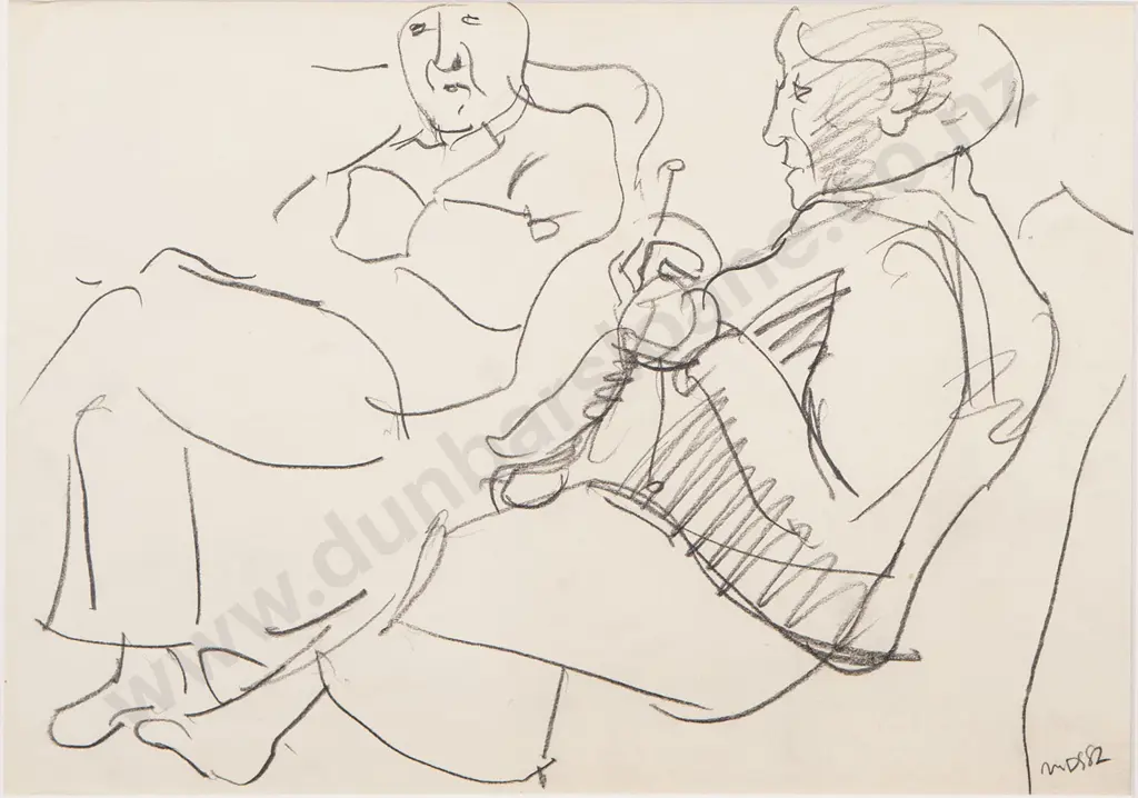 Michael Smither - Two Figural Studies Image 1++