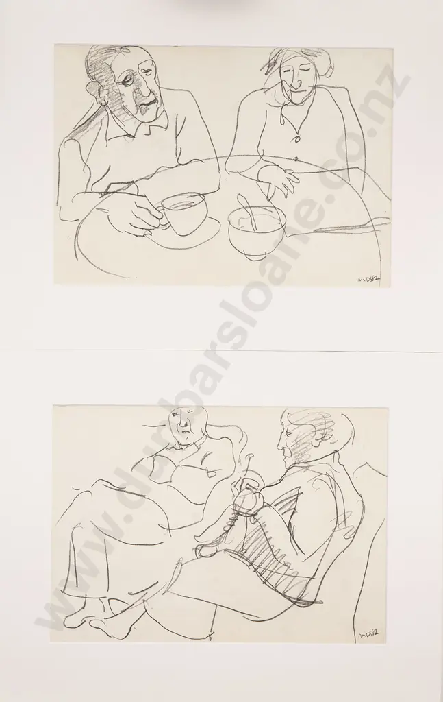 Michael Smither - Two Figural Studies Image 1++