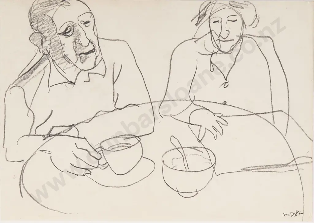 Michael Smither - Two Figural Studies Image 1++