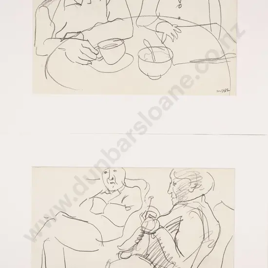 Michael Smither - Two Figural Studies