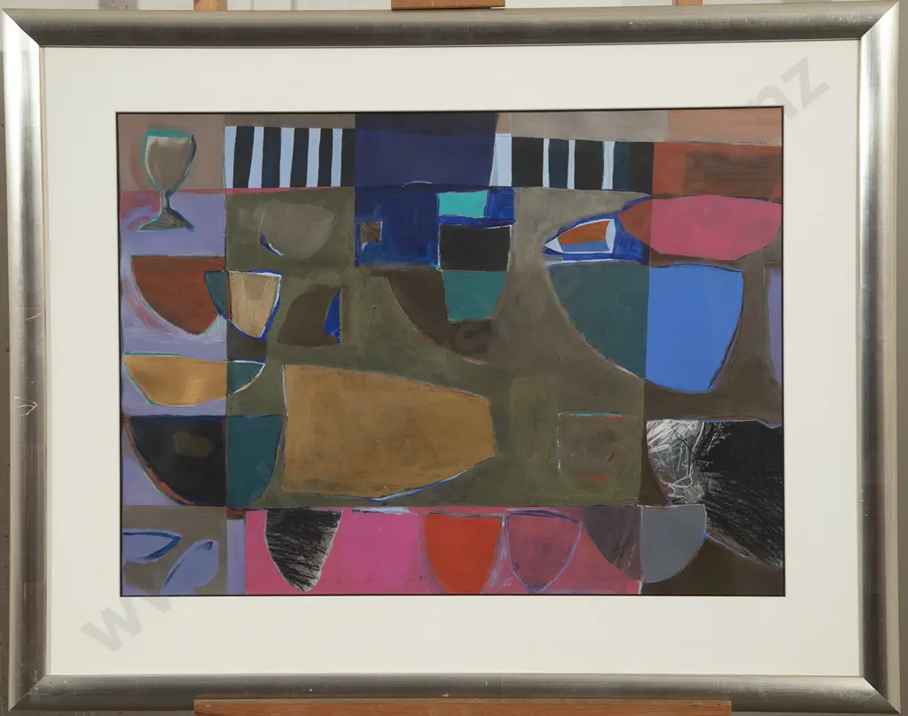 Bridget Bidwell - Still Life with Metallic Centre Image 1++