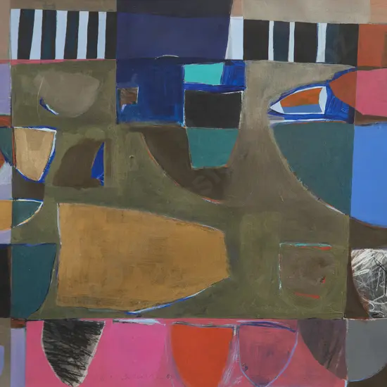 Bridget Bidwell - Still Life with Metallic Centre