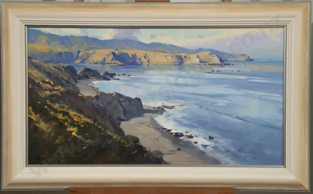 John Crump - Morning Calm Breaker Bay & Wellington Heads Image 1++