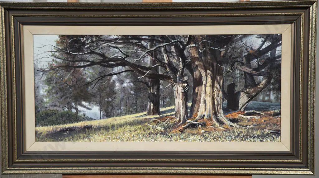 Graham Braddock - Untitled (Landscape with Trees) Image 1++