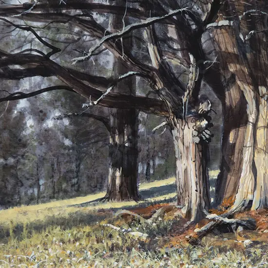 Graham Braddock - Untitled (Landscape with Trees)